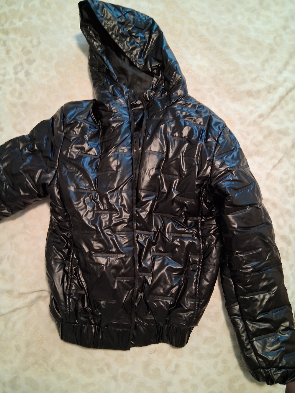 Bad Son Black Star Puffer Hoodie